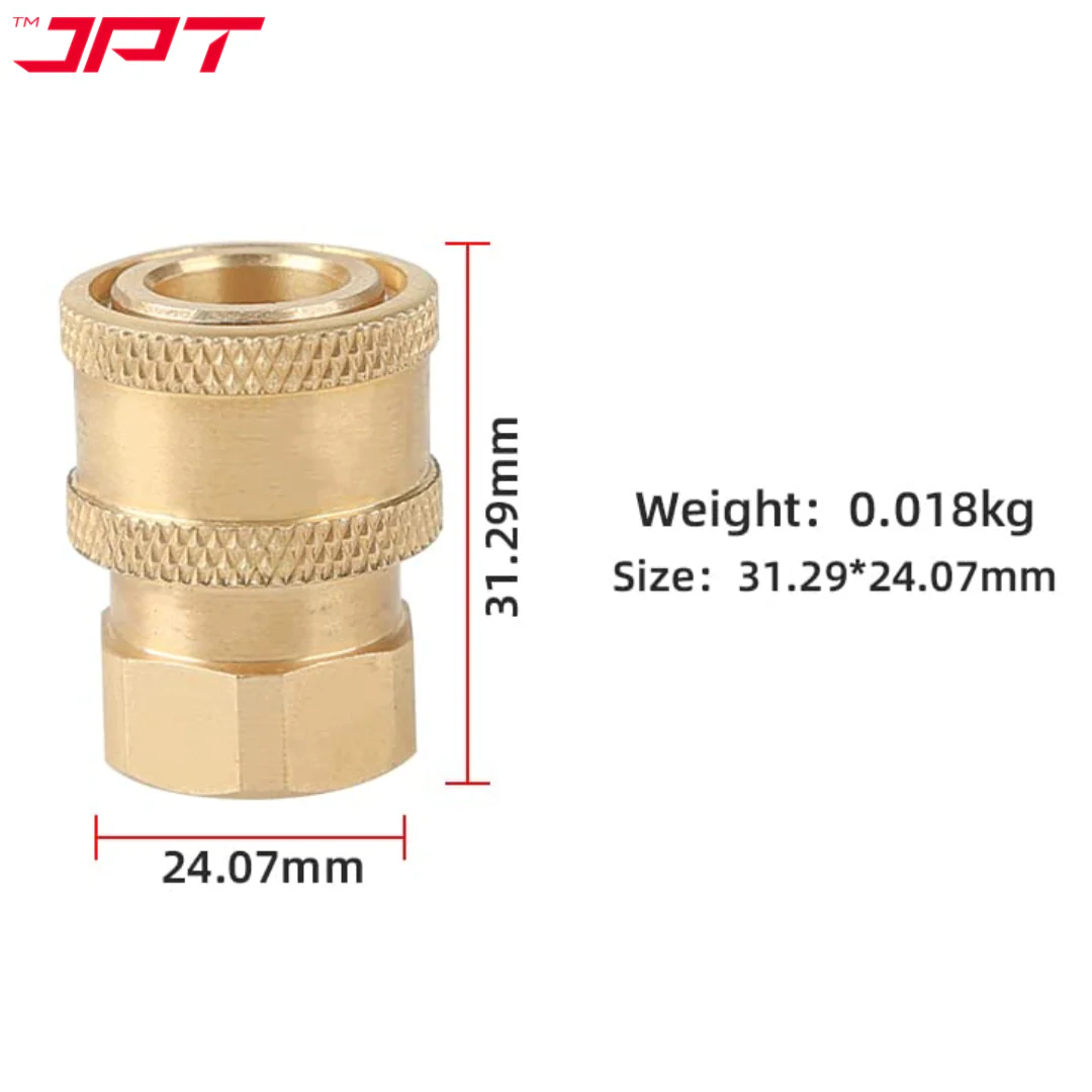 JPT Heavy Duty 1/4-Inch Quick Connect & Disconnect Female Connector And 1/4-Inch Quick Female Coupler - Image 7