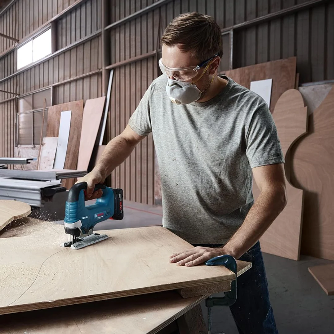 Bosch GST 185-LI Professional Cordless Jigsaw Machine | 18-Volt | 125 Mm Cutting Depth | Dust Extraction | (Solo Tool - 18v Batteries & Charger Sold Seperately) - Image 4
