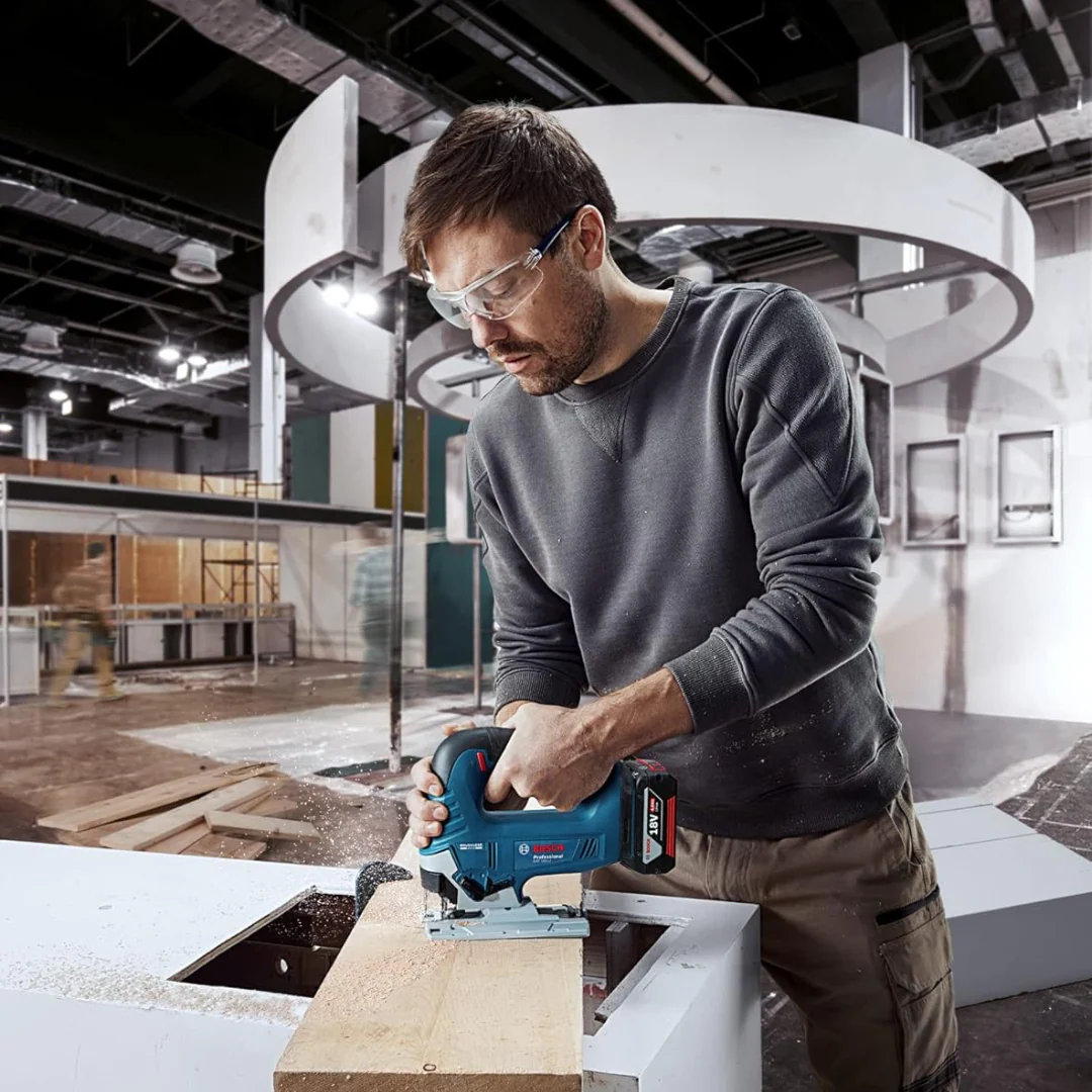 Bosch GST 185-LI Professional Cordless Jigsaw Machine | 18-Volt | 125 Mm Cutting Depth | Dust Extraction | (Solo Tool - 18v Batteries & Charger Sold Seperately) - Image 5