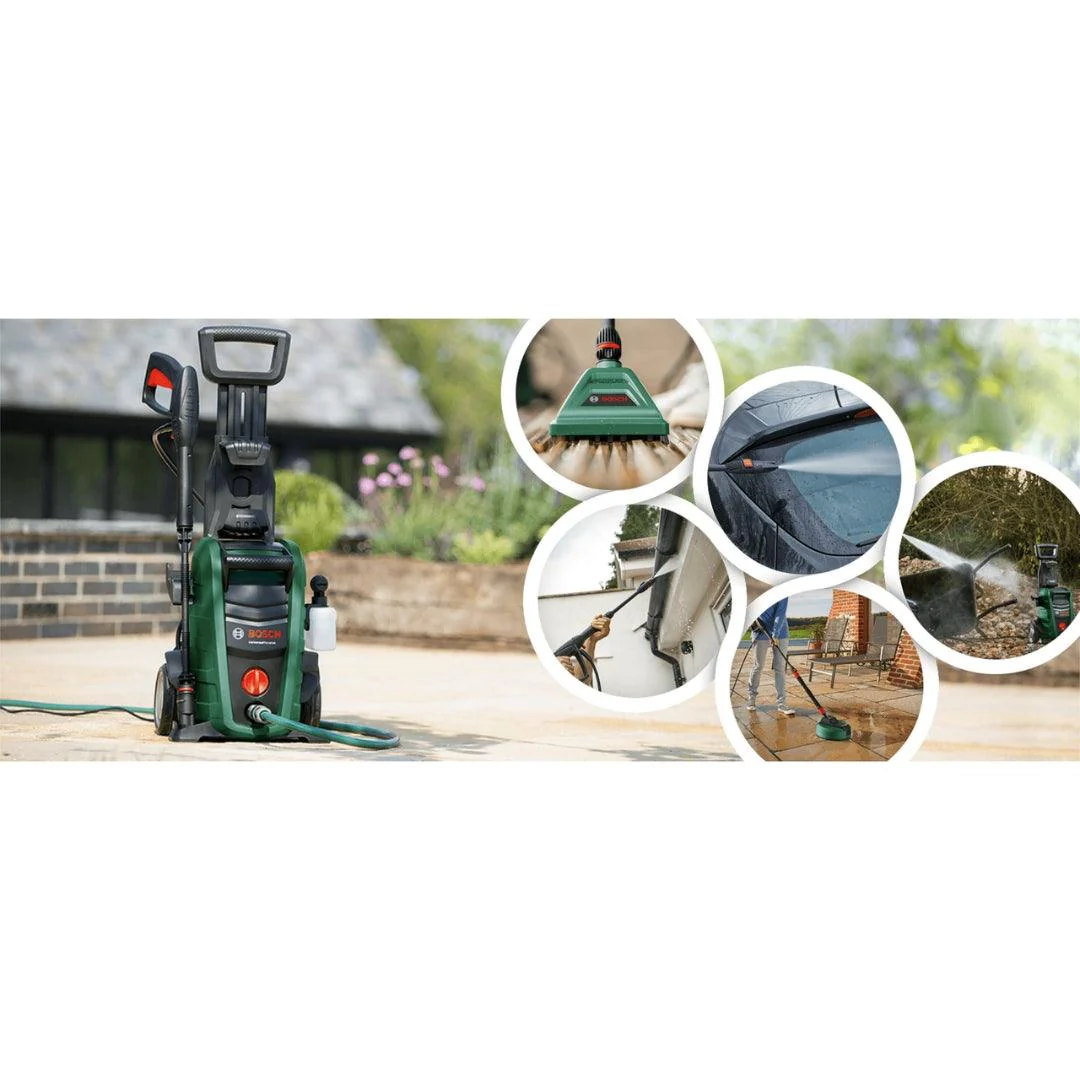Bosch High Pressure Washer Universal Aquatak 125 Bar | 1500W Powerful Motor | 6 L/H Water Flow | Compact & Portable | Premium Accessories Included - Image 5