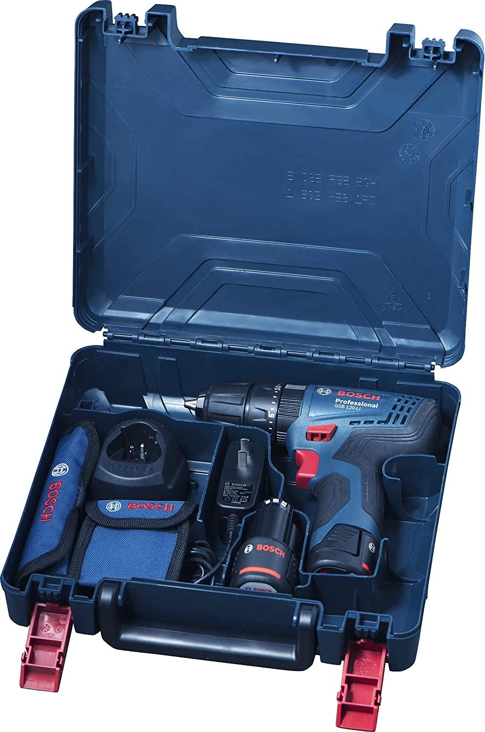 Bosch GSB 120 Kit Professional Cordless Impact Drill Driver with 12V Double battery - Image 7
