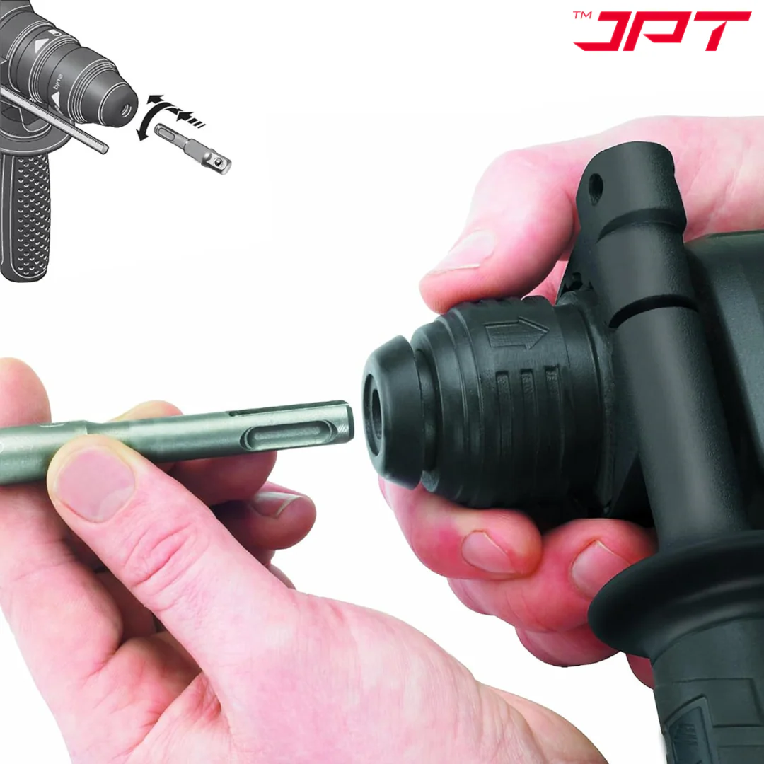 JPT 1/2-Inch SDS Plus Impact Socket Adapter | Quick Change Hex Extension Adapter | Hammer Drill Connector for Impact Wrenches & Rotary Hammers - Image 9