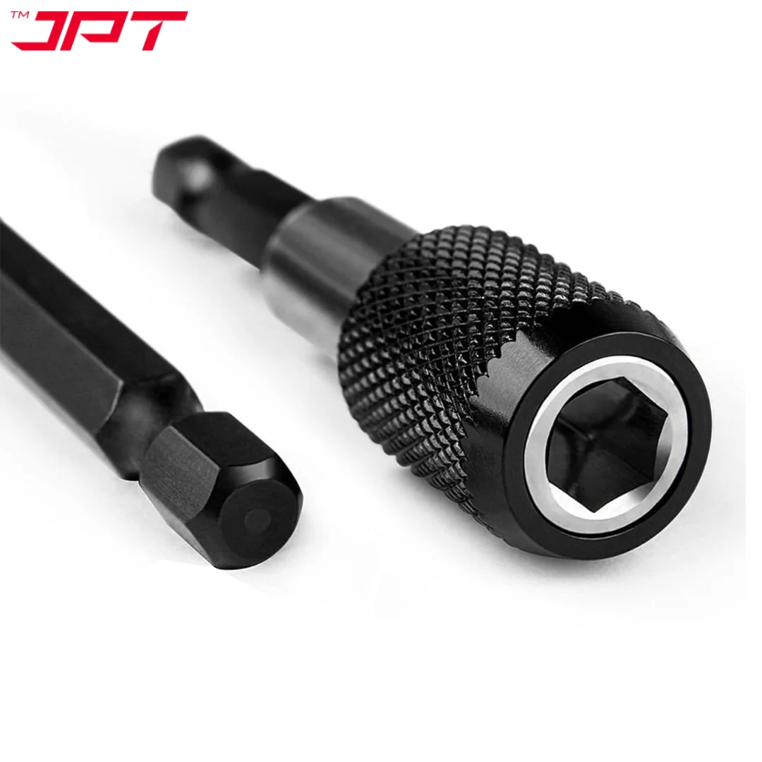JPT 1/4-Inch Hex Shank Magnetic Bit Holder | Quick Release Screwdriver Extension Bar | 60MM Drill Bit Holder with Adjustable Collar for Impact Driver & Electric Drill - Image 6