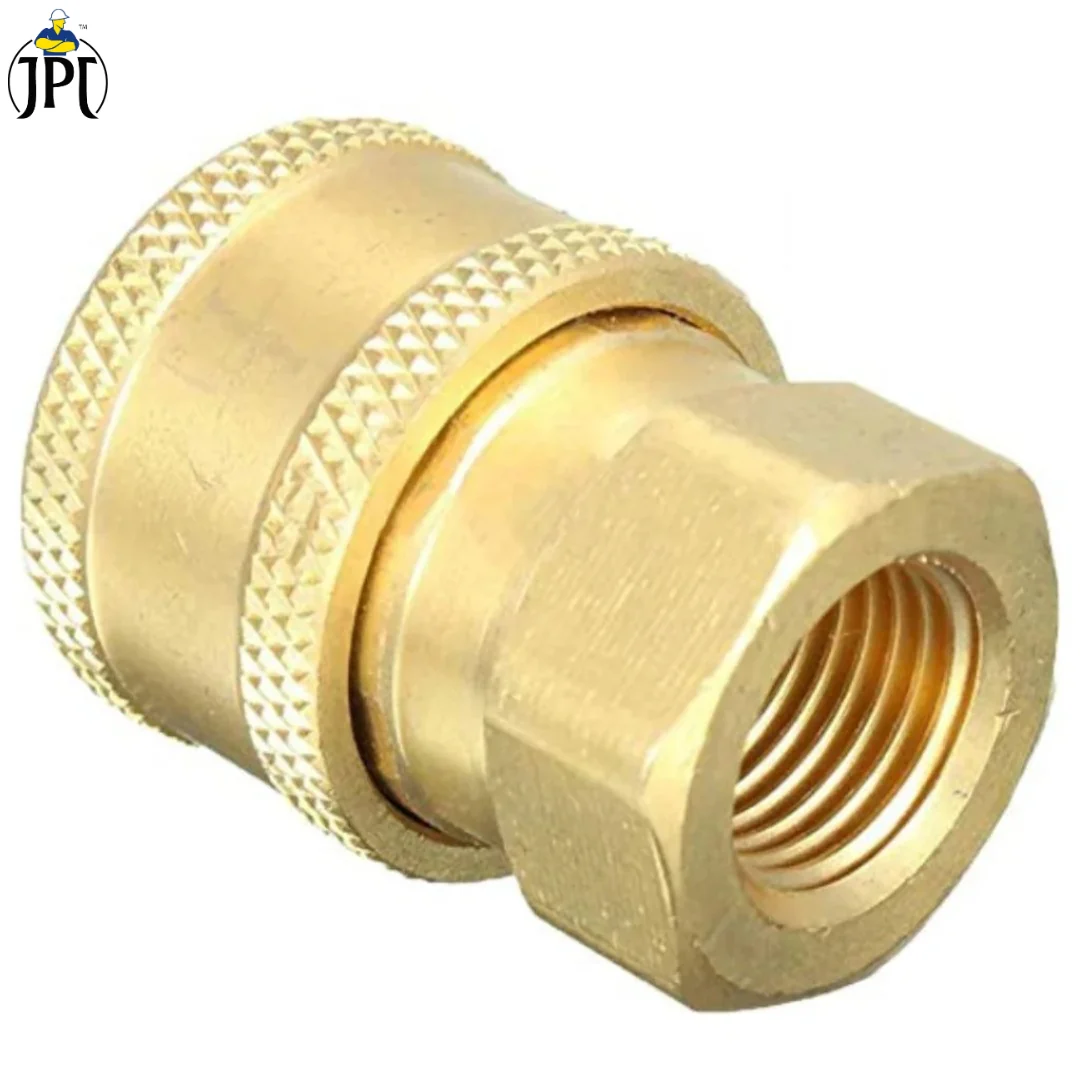JPT Combo 10"/25CM Pressure Washer Extension Rod, One Quick Connector, And 5-Piece 1/4-Inch Quick Connect Universal Pressure Washer Nozzle Tips - Image 7