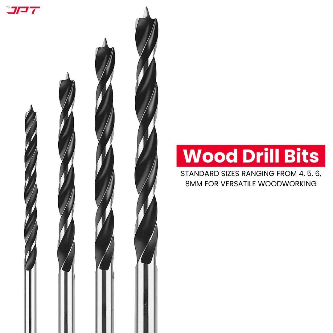 JPT Heavy-Duty Electric Drill Machine | 10MM Chuck | 500W Motor | 3000RPM Speed | 12-Speed Selection | Forward & Reverse | Auto-Lock Button | 4 Wood & 8 Masonry Drill Bits Included - Image 7