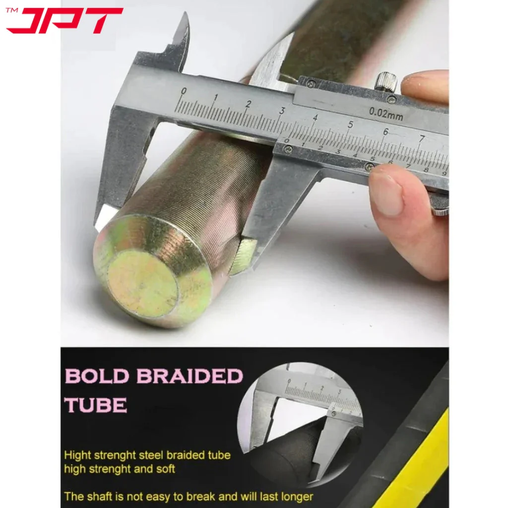 JPT Heavy Duty 1250-Watt Handheld Electric Concrete Vibrator Machine | 13000 Vibrations Per Minute | 1300 RPM Speed | 35mm Chuck | Copper Armature | 1.5m And 3m Vibrator Needles Included - Image 5