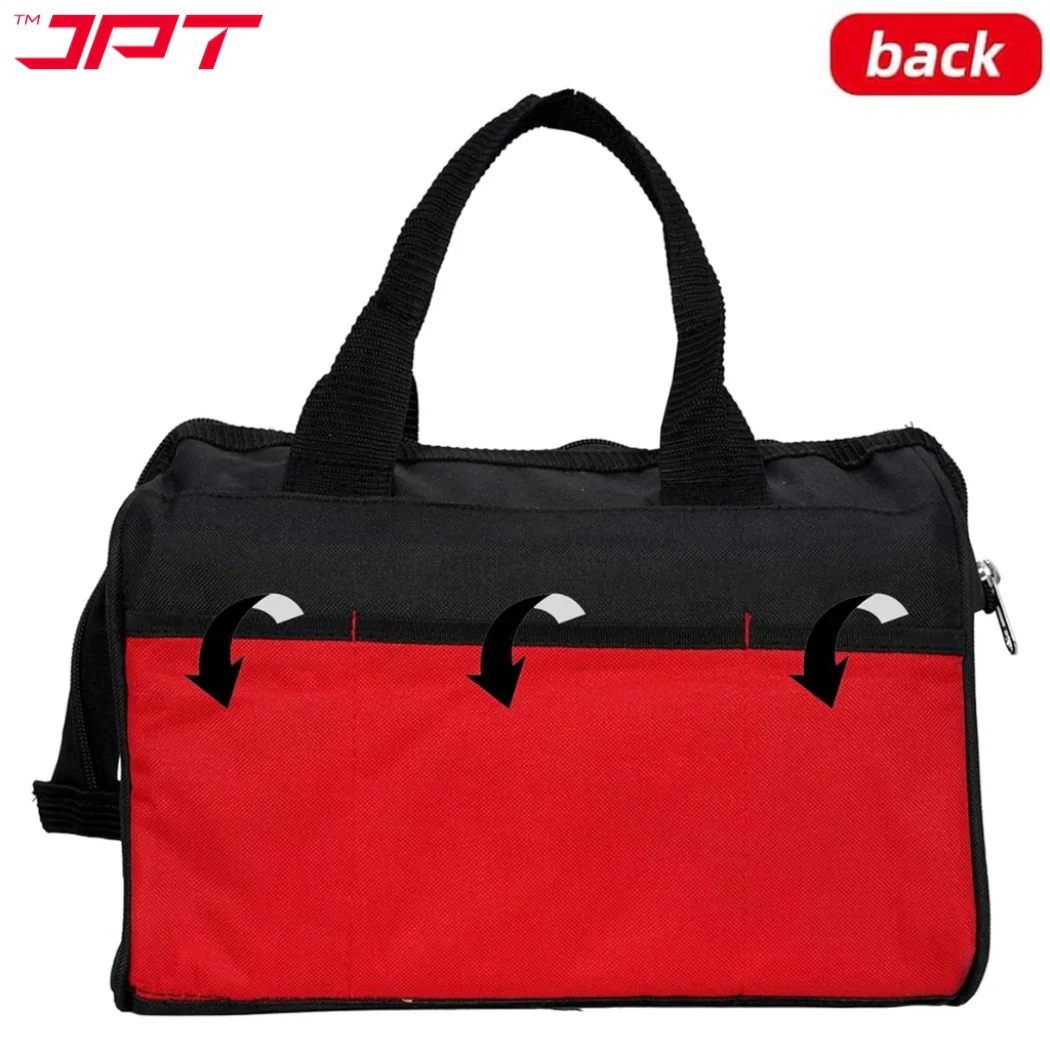 JPT 13-Inch Heavy-Duty Tool Bag | Oxford Cloth and Fine Stitching Build | Portable Made-In India Tool Bag for Electrician, Technician, Mechanics, Carpenter, and More - Image 5