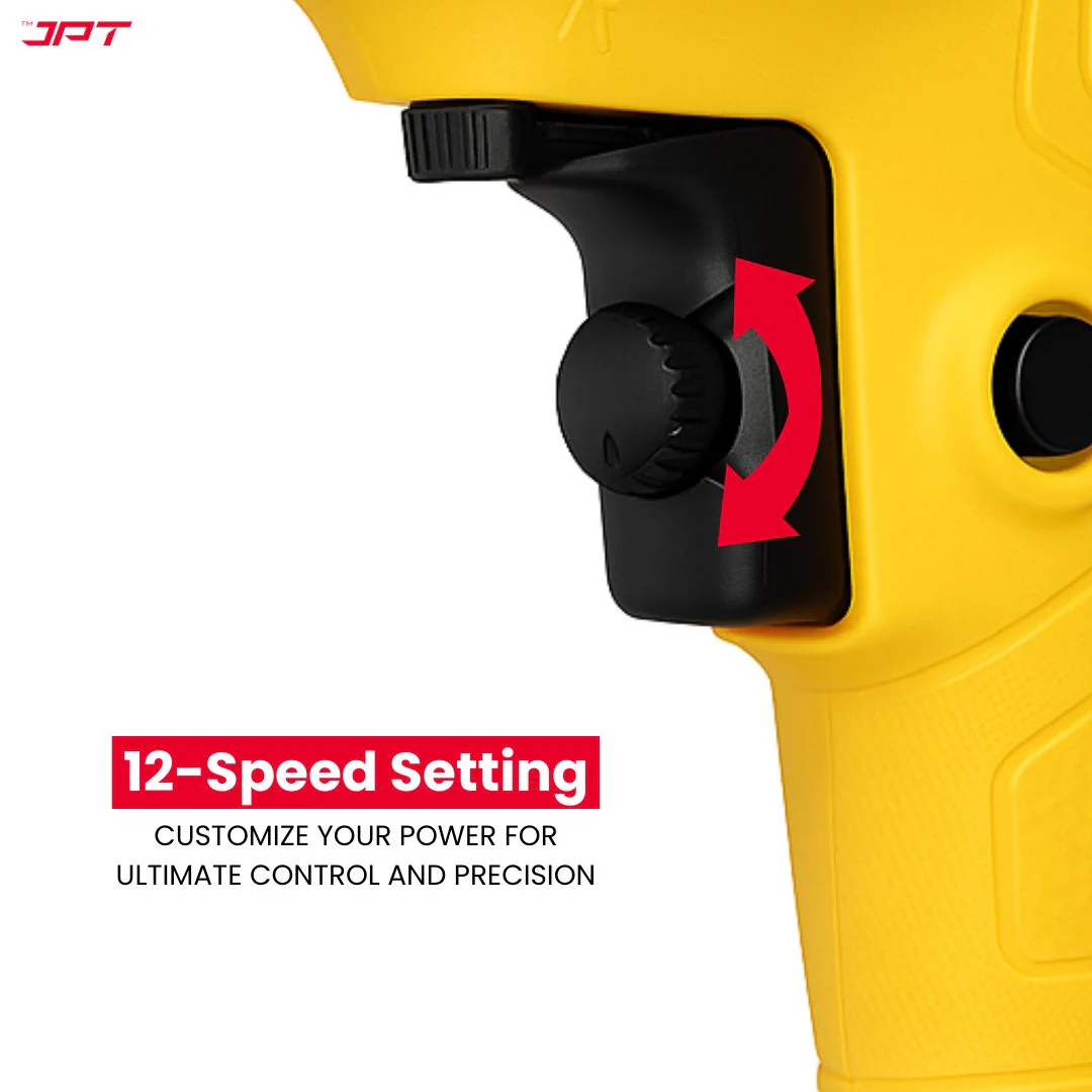 JPT Heavy-Duty Electric Drill Machine | 13MM Chuck | 650W Motor | 3000RPM Speed | 12-Speed Selection | Drilling & Impacting Modes | Forward & Reverse | Auto-Lock Button | Drill Machine for Masonry, Steel & Wood Drilling - Image 2