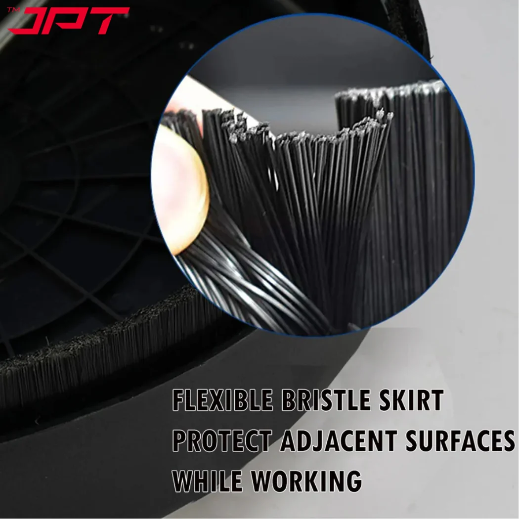 JPT 15-Inch Pressure Washer Surface Cleaner with 2 Extension Wands 1/4" Quick-Connect Plug, Floor Cleaner Lance for Driveways, Sidewalks, Patios, and Decks - Image 8