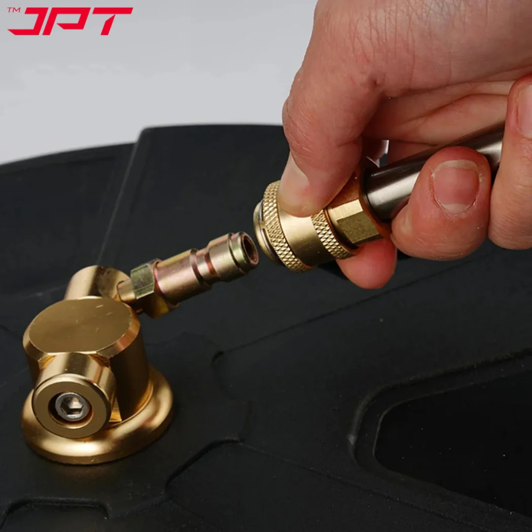 JPT 15-Inch Pressure Washer Surface Cleaner with 2 Extension Wands 1/4" Quick-Connect Plug, Floor Cleaner Lance for Driveways, Sidewalks, Patios, and Decks - Image 9
