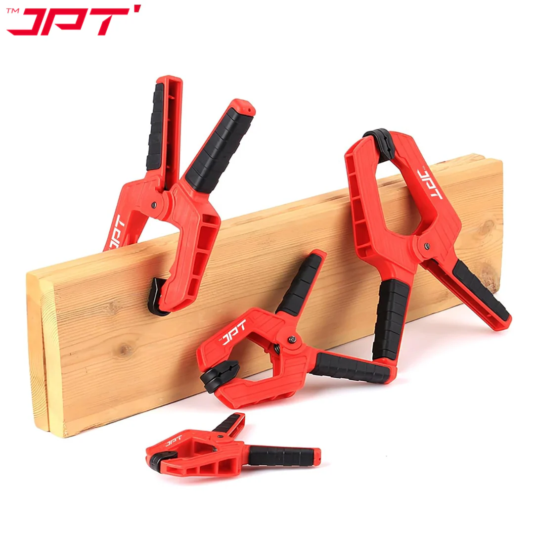 JPT 2.5 Inch Ultra Heavy-Duty Spring Clamp 66mm Wide Jaw | Reinforced Body with Hardened Steel Spring | 45° Rotating Pads | Strong Grip Woodworking & Carpentry Clamp for Workshop & DIY Use - Image 5