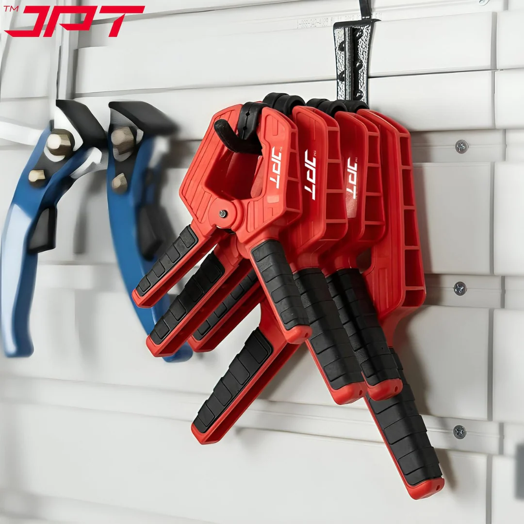 JPT 2.5 Inch Ultra Heavy-Duty Spring Clamp 66mm Wide Jaw | Reinforced Body with Hardened Steel Spring | 45° Rotating Pads | Strong Grip Woodworking & Carpentry Clamp for Workshop & DIY Use - Image 7