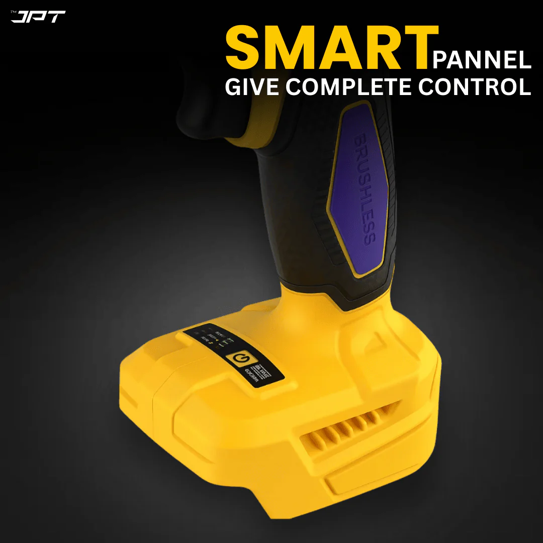 JPT 21v Cordless Impact Wrench | Brushless Motor | 550N.M Torque | 2300RPM Speed | 4000mah Li-Ion Battery | Bright LED | Forward/Reverse Mode | for Automotive, Industrial, Construction, ETC - Image 6