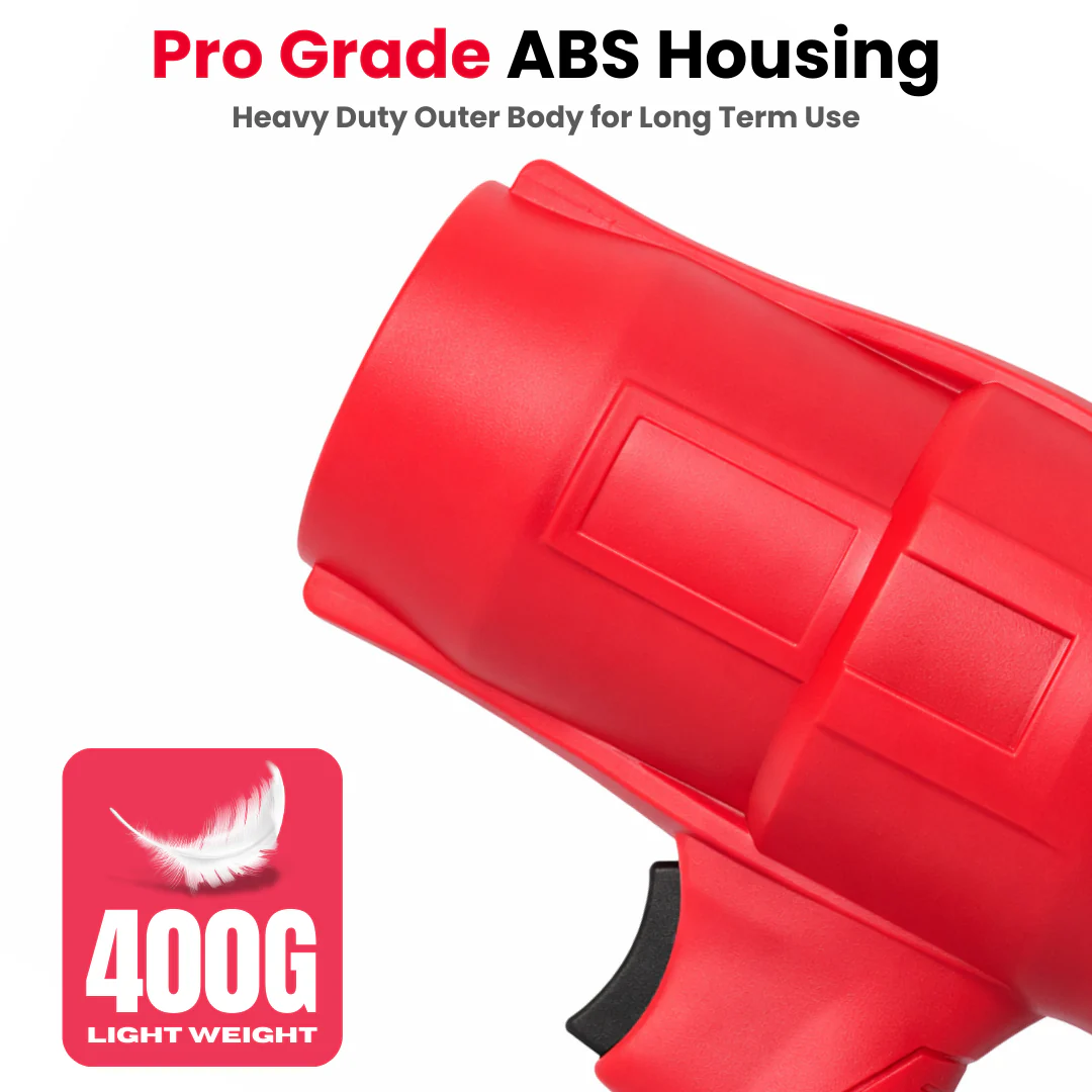 JPT Heavy-Duty 21V Jet Air Blower | 25000RPM Speed | Air Output 8mยณ/min | 100% Copper Winding | Air Blower for Blasting Away Dust & Leaves | ๐๐๐ญ๐ญ๐๐ซ๐ฒ & ๐๐ก๐๐ซ๐ ๐๐ซ ๐๐จ๐ญ ๐๐ง๐๐ฅ๐ฎ๐๐๐ - Image 4