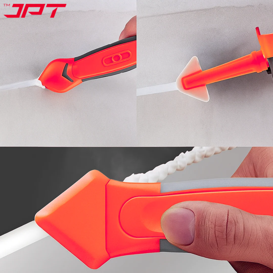 JPT 3-Piece Silicone Caulking Tool Kit | Sealant Finishing Grout Scraper | Gap Filler | Scraper Finishing Tool for Sinks, Bathtubs, Windows, Tiles, and All Sealing Projects - Image 5