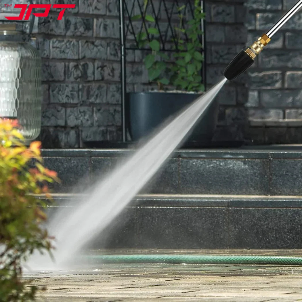 JPT Pressure Washer Turbo Nozzle | 360° Rotating Spray Turbo | 4000 PSI Pressure with 4.0 GPM | 1/4-Inch Quick Connector for Cleaning Brick, Concrete, and Vinyl Surfaces - Image 6