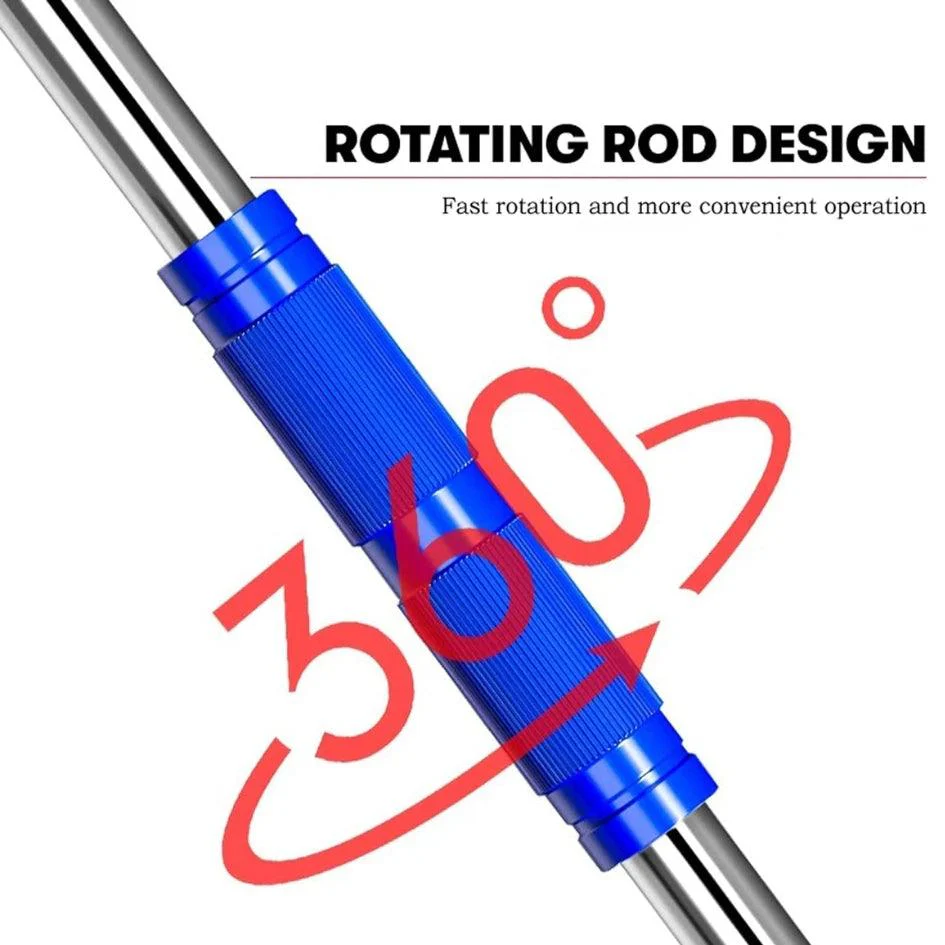 JPT 360° Rotation T Type Socket Wrench 1/2 (12.5mm) Detachable T-bar Spanner for Hex/Twelve Angle Socket Sleeve Tools - Image 5