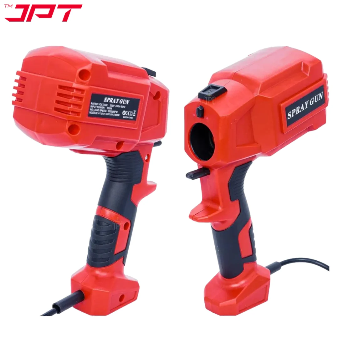 JPT 400W HVLP Corded Spray Paint Machine | 3 Spray Patterns | 800ml Detachable Container | 360° Directional Nozzle | Adjustable Flow Control | Fast And Flawless Painting Perfection | Great Coverage And No Drips - Image 2