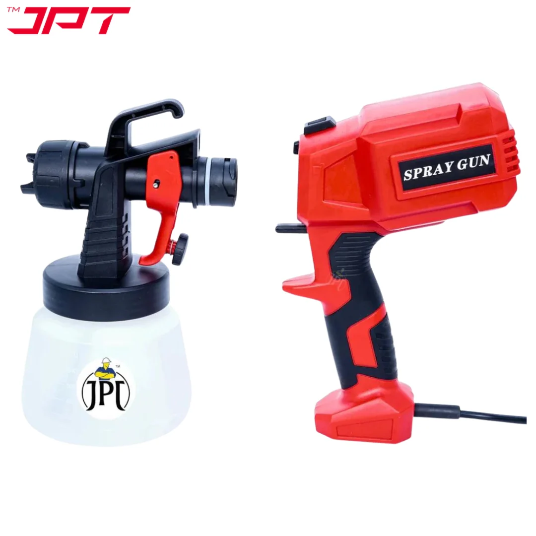 JPT 400W HVLP Corded Spray Paint Machine | 3 Spray Patterns | 800ml Detachable Container | 360° Directional Nozzle | Adjustable Flow Control | Fast And Flawless Painting Perfection | Great Coverage And No Drips - Image 5