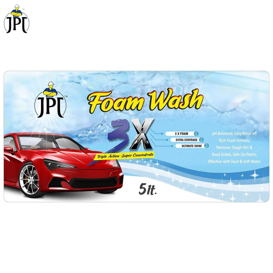 JPT 5-Litre Super Concentrated Advance 3x Snow Foam Formula Car Shampoo | Extra Coverage | Ultimate Shine | Works With Foam Cannons, Foam Guns Or Bucket Washes - Image 4