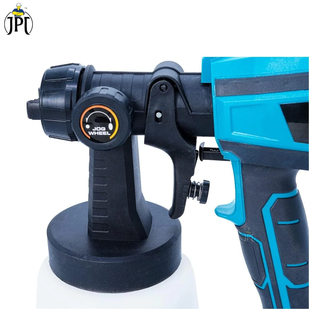 JPT 600W High Power HVLP Electric Paint Spray Machine | 3 Spray Patterns | 360° Directional Nozzle | 1000ml Detachable Container | Fast and Flawless Painting Perfection | Great Coverage and No Drips - Image 4