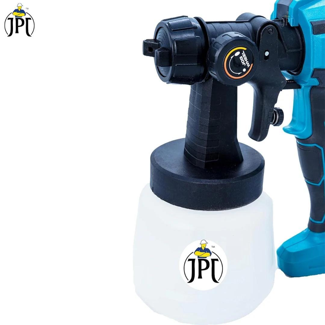 JPT 600W High Power HVLP Electric Paint Spray Machine | 3 Spray Patterns | 360° Directional Nozzle | 1000ml Detachable Container | Fast and Flawless Painting Perfection | Great Coverage and No Drips - Image 5