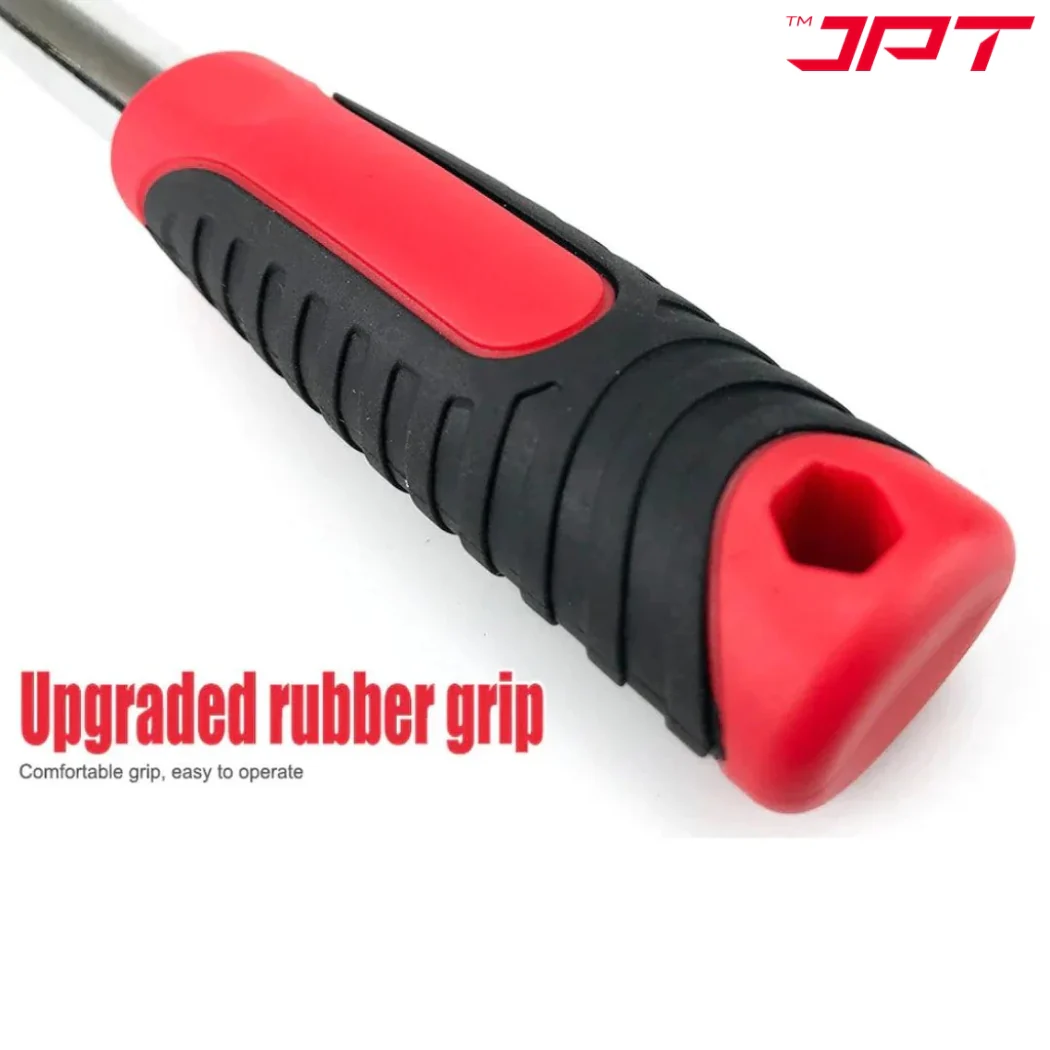 JPT Heavy Duty 8-Pieces Changeable Flex Head Ratchet Spanner | 7 Torx Heads Ranging From 8mm To 19mm | 180-Degree Rotation | Ratcheting Set for Automobile Repair, Home Projects, and More - Image 8