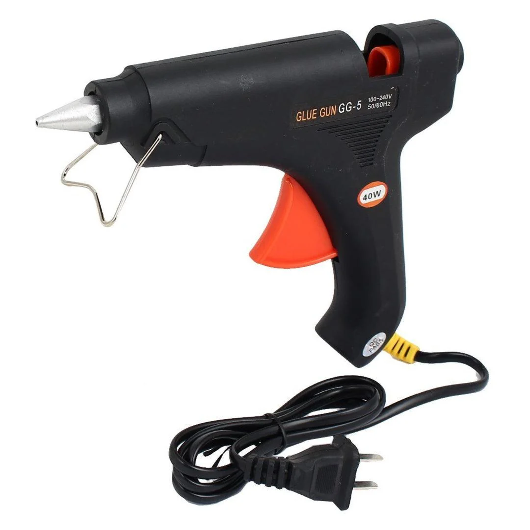 JPT Multi Surface Use 80W / 100-240V / 50-60 Hz Glue Gun | Non-Clogging Metal Nozzle | Easy Grip | For Arts and Crafts, Household Sealing, Toys, Repairs, and DIY Projects - Image 4