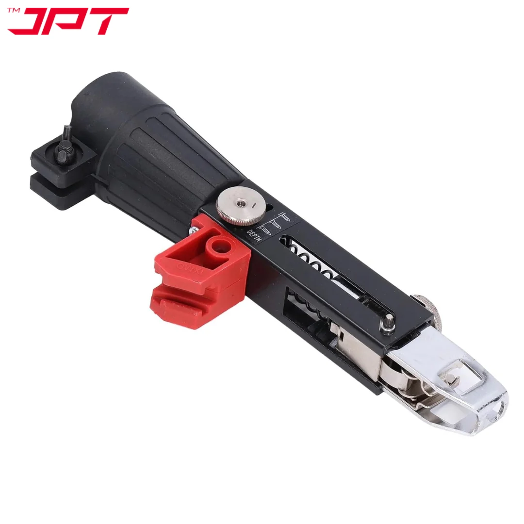 JPT Automatic Chain Nail Gun Adapter – Collated Screw Autofeed Nailing Head for Electric Drill, Heavy-Duty Drywall & Woodworking Nail Gun Attachment with 50-Piece Chain Nails - Image 9