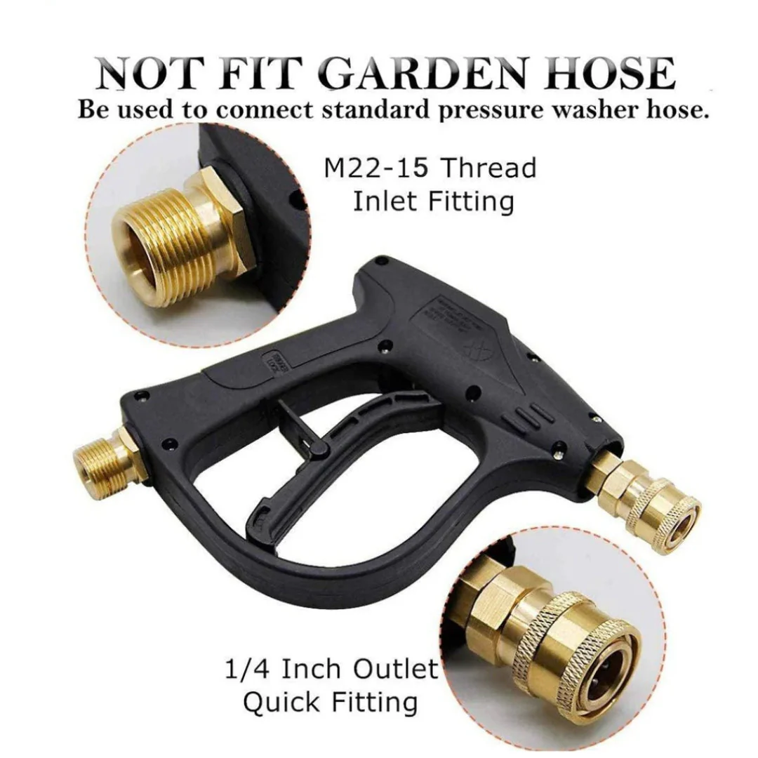 JPT Combo Universal Water Pressure Gun with 8-Metre Pressure Washer Hose Pipe – Compatible with Most Pressure Washer Brands - Image 5