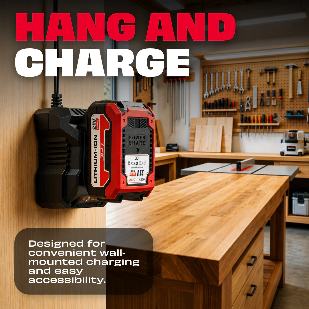 JPT Cordless Power Tool Charger 18/21V, True 2A Output, Ultra Heavy Duty - Image 5