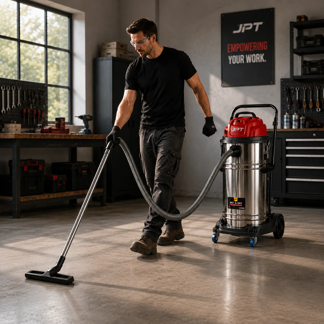 JPT Heavy Duty Commercial 70LTR Vacuum Cleaner | 3000W Double Motor | 28 KPA Suction Power | 70L SS Container | 99.6% HEPA Filtration | Clean Wet & Dry Messes Of Home & Industrial - Image 8