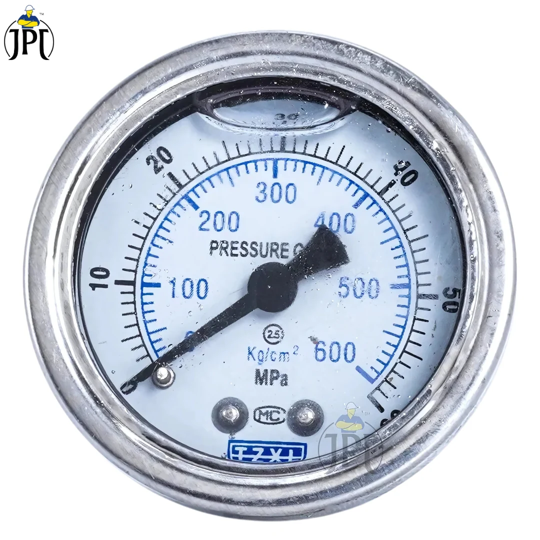 JPT F8 Heavy Duty Pressure Washer Meter Guage for Pump Head - Image 2