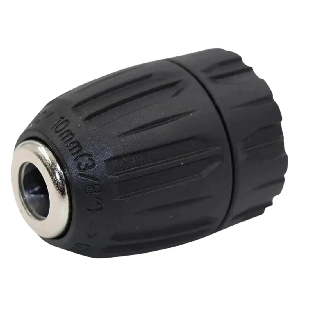 JPT Heavy Duty 10MM Clamping Capacity Keyless Drill Chuck | 3/8-24UNF Mount for Forward and Reverse Cordless & Electric Drill Machine