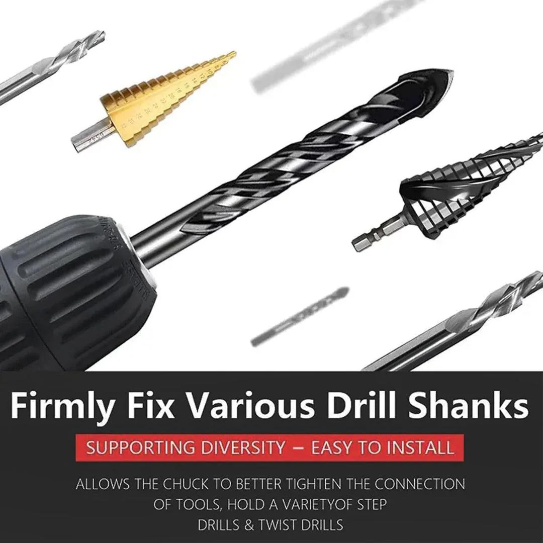 JPT Heavy Duty 10MM Clamping Capacity Keyless Drill Chuck | 3/8-24UNF Mount for Forward and Reverse Cordless & Electric Drill Machine - Image 5