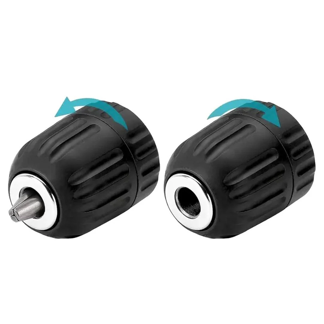 JPT Heavy Duty 10MM Clamping Capacity Keyless Drill Chuck | 3/8-24UNF Mount for Forward and Reverse Cordless & Electric Drill Machine - Image 6
