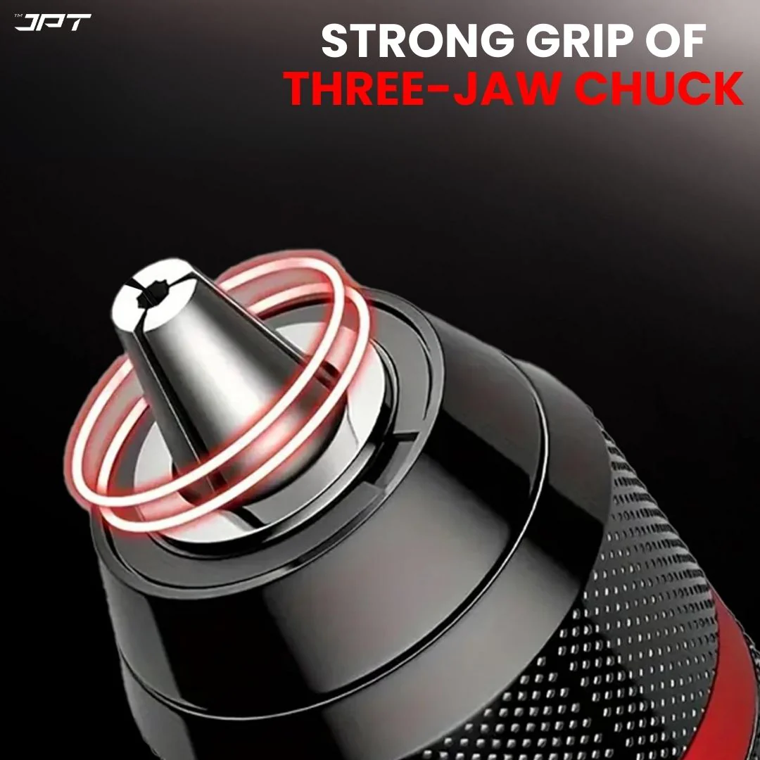 JPT Heavy-Duty 1.5-13mm Keyless Metal Drill Chuck | 1/2-20UNF Thread for 13MM Electric & Cordless Drill Machine - Image 4
