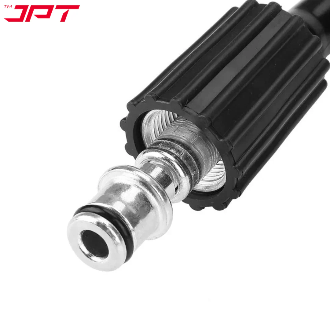 JPT Heavy Duty 15-Metre Pressure Washer Hose Pipe | American Standard M22 Thread With O-Ring Seals | 1/4-Inch Quick Connect | Stand Upto 4300 PSI Pressure | Compatible With Many Pressure Washer Brand - Image 7