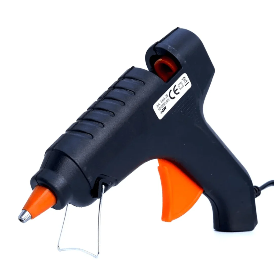 JPT Hot Melt 40W / 100-240 V / 50-60 Hz Adjustable Heating Glue Gun For Bonding Paper, Plastic, Wood, Ceramic, Textile, Etc. With Comfortable Grip / Safety Features - Image 5