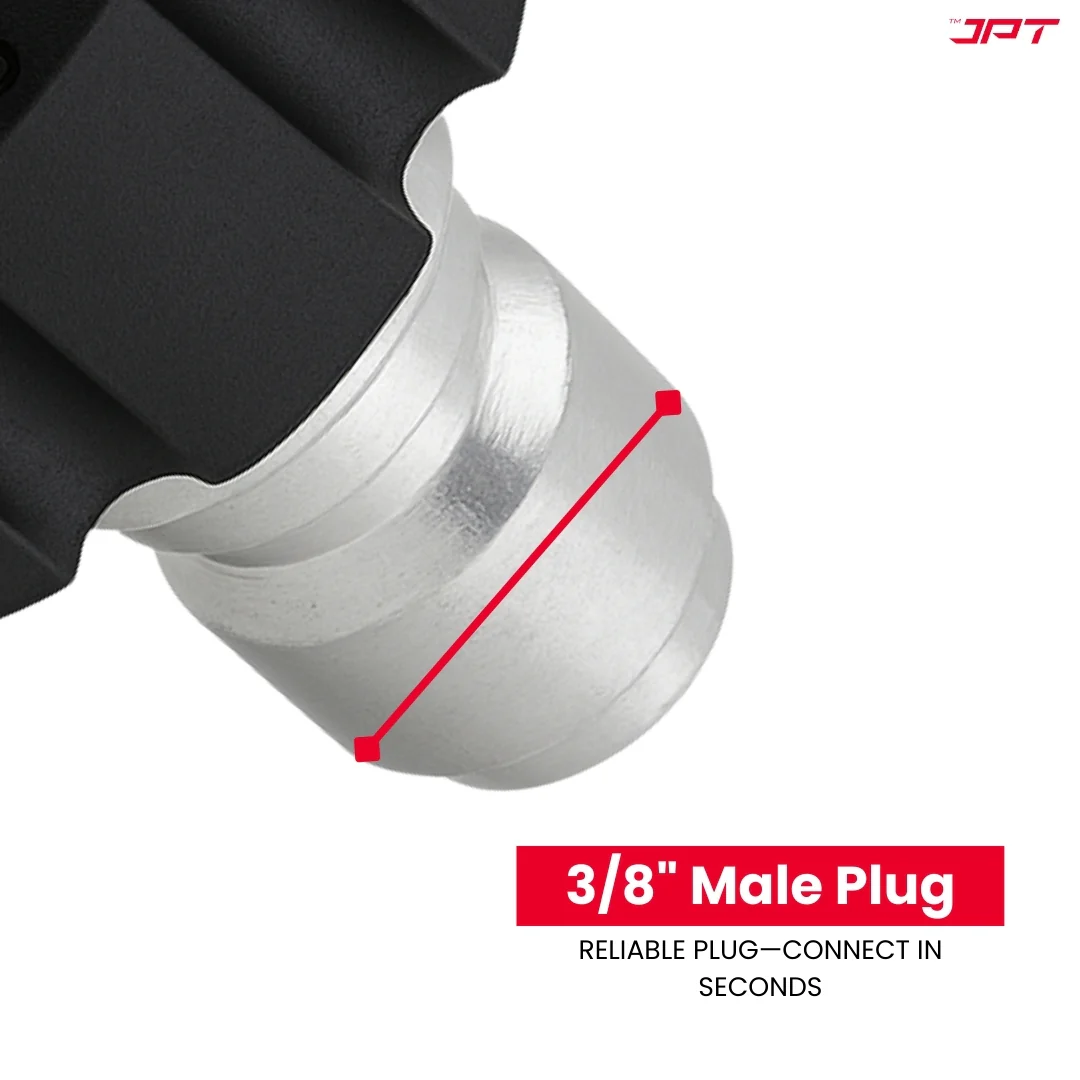 JPT Heavy-Duty Quick Connect Pressure Washer Hose Adapter Set | M22-15mm to 3/8" Male Female Quick Connect Swivel | Easily Connect and Disconnect - Image 6