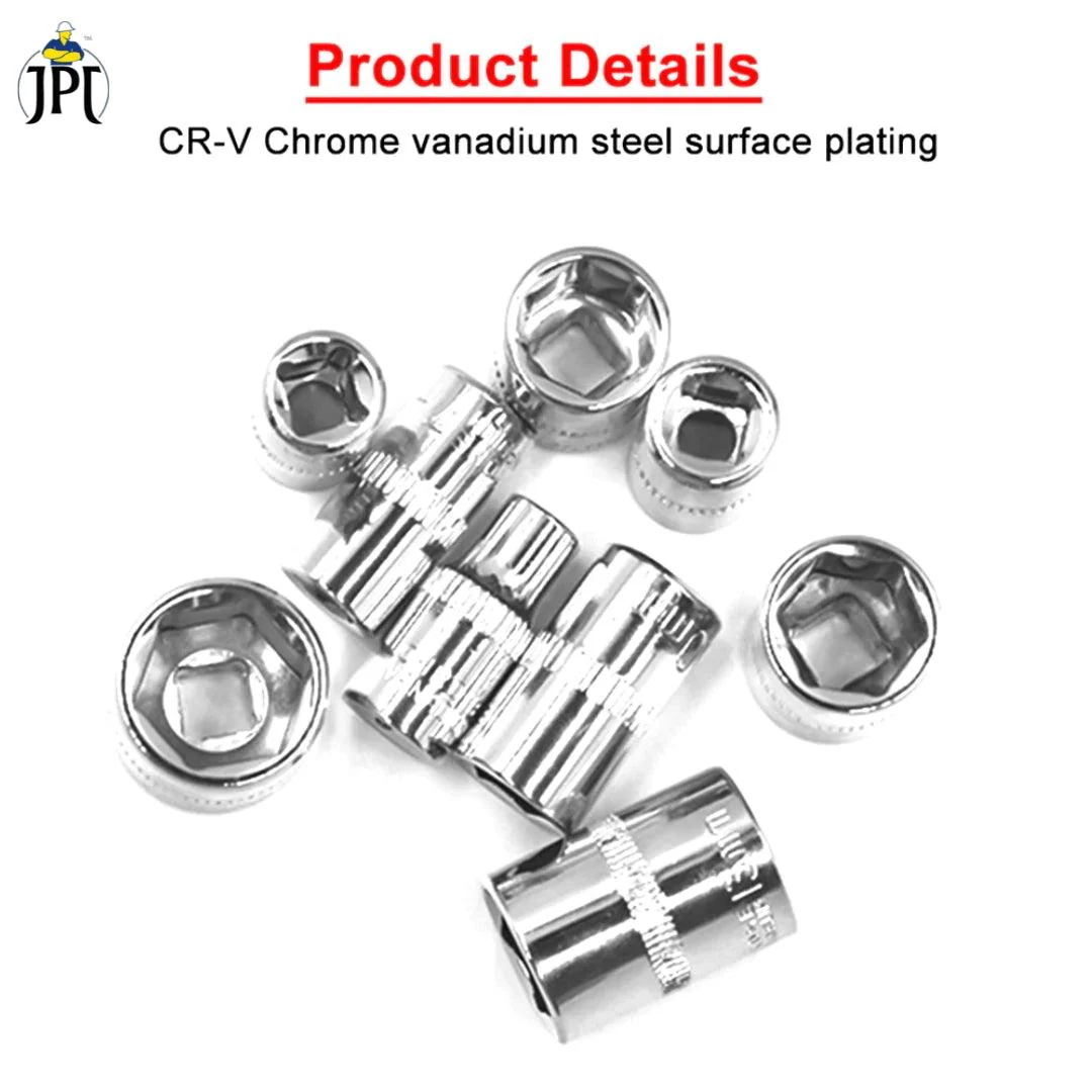 JPT Heavy Duty Professional 53-Piece Hand Tools Kit | Ratchet and Socket Wrench Sets | 53 in 1 Repair Tool for Cars, Motorcycles and Bicycles - Image 8
