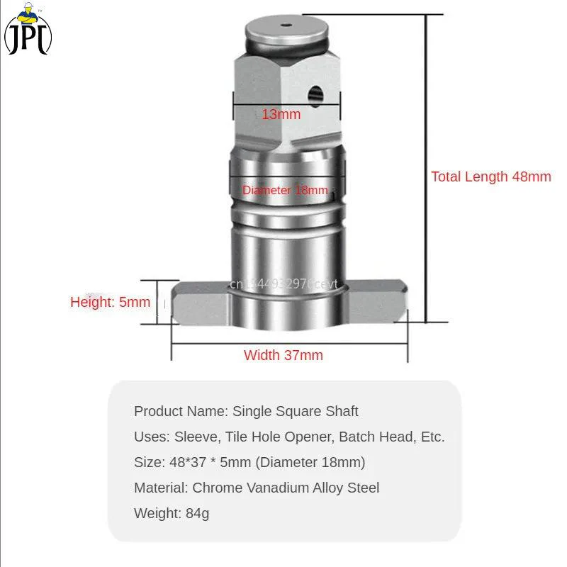 JPT Impact Wrench Hex Shaft Electric Wrench Conversion Head for Impact Driver Wrenches - Image 4
