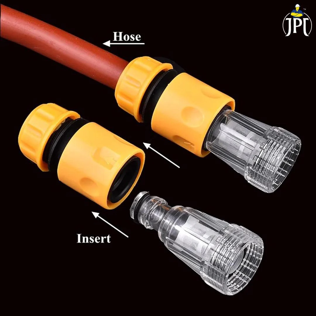 JPT Heavy Duty Universal Inlet Quick Connector & Transparent Inlet Filter Accessory | Compatible with All Pressure Washer Brands | Ideal for High Pressure Washers & Gardening - Image 5