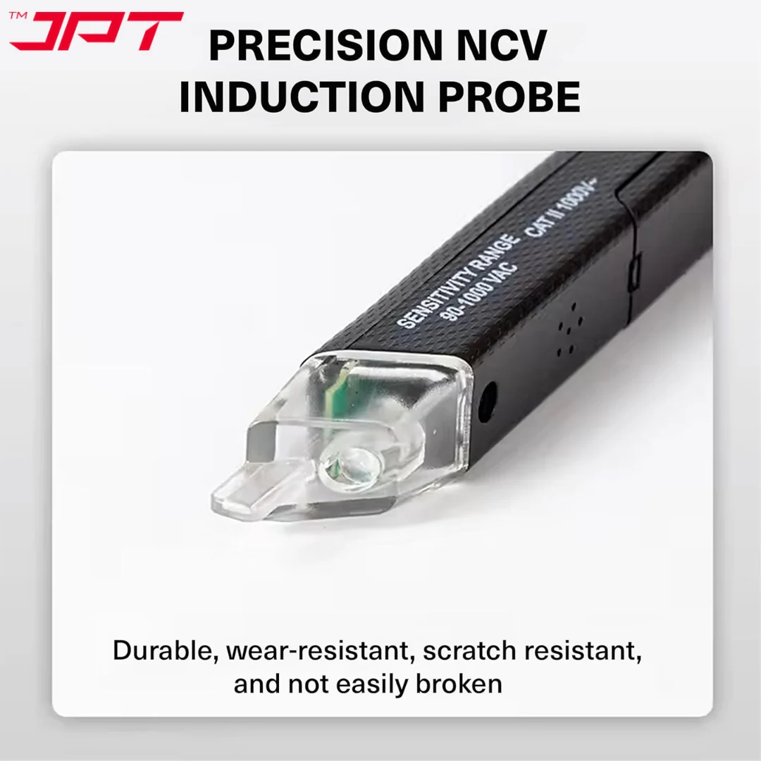 JPT Non-Contact 12-volt to 1000-volt AC Electric Tester | Tester for Live/Zero Wire | Features Advance Audible Alarm & LED Flashlight | Best for Electricians, Technicians, Ad Home Use - Image 5