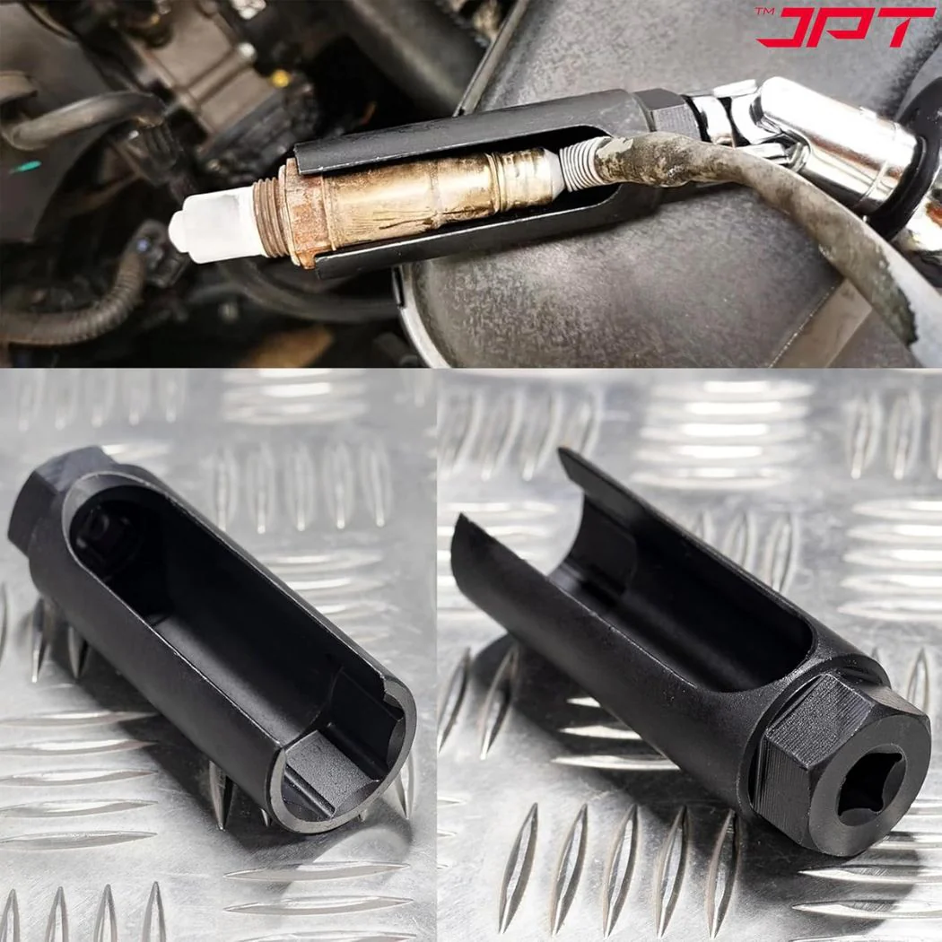 JPT Oxygen Sensor Socket 22mm (7/8 Inch) with Side Wire Cutout – Universal Oxygen Sensor Removal Tool, 1/2-Inch & 3/8-Inch Drive Compatible, Ideal for Most Cars, Trucks & SUVs - Image 5