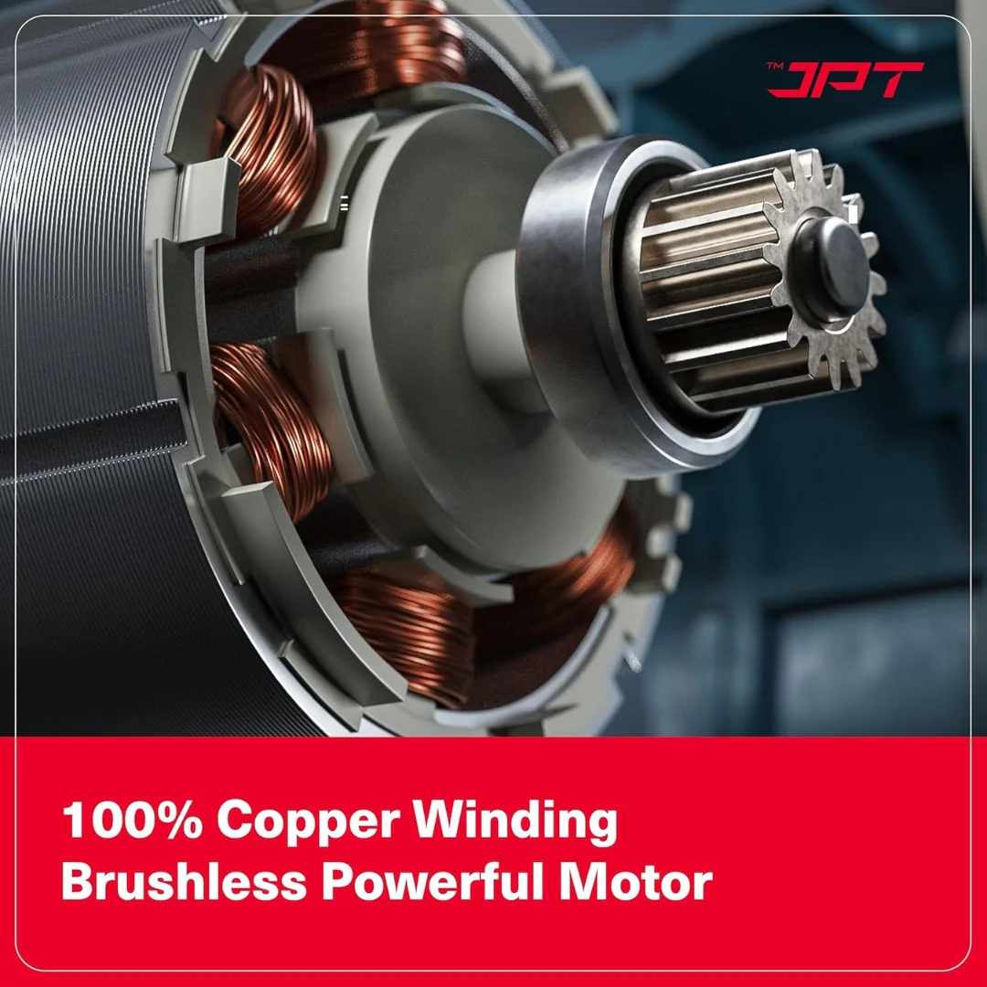 JPT Pro Series 18V Cordless Drill Machine | 70N.M Torque | 0-2150RPM Speed | 25+3 Gears | 2 Speed Modes | 3/8" Keyless Chuck | 1500mAh Battery | Fast Charger | 12-Months Warranty - Image 4