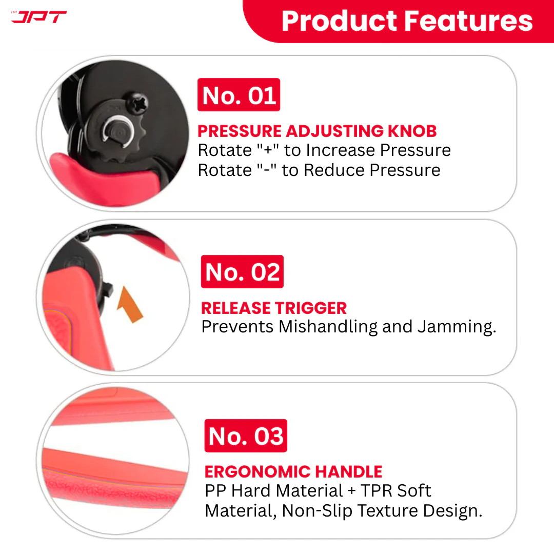 JPT ratcheting Open-Barrel Wire Crimping Tool Designed for Non-Insulated Terminals in the 0.5–2.5MM² (26–16 AWG) Range. Ideal for Electronics, Automotive, and Electrical Wiring. - Image 4