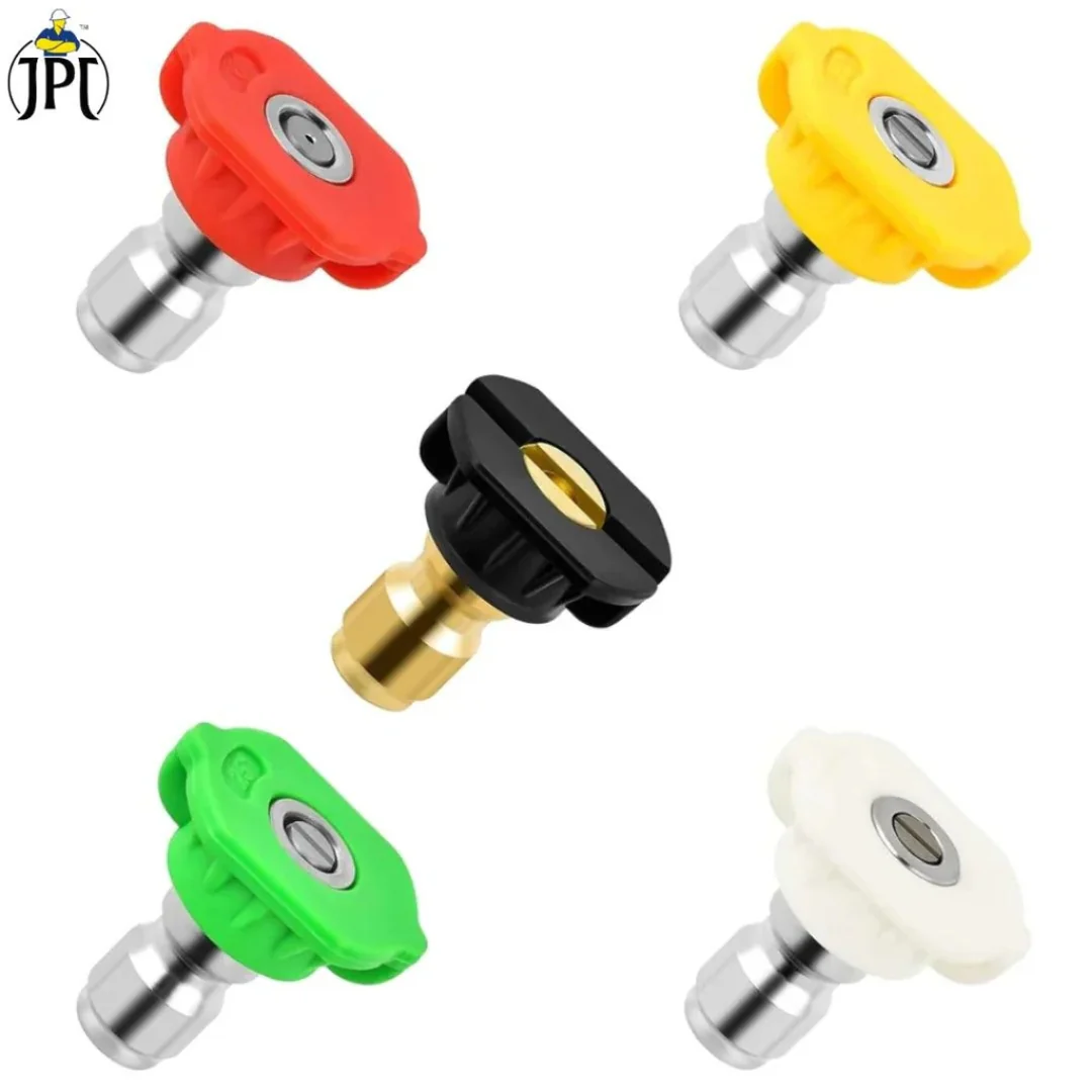 JPT Heavy Duty Snow Foam Cannon | 70 Bar Power | 3000 PSI Pressure | Brass + ABS Nozzle | Adjustable Thick Foam | 5-Piece Pressure Washer Nozzle Set | 1/4" Quick Connector Included - Image 5