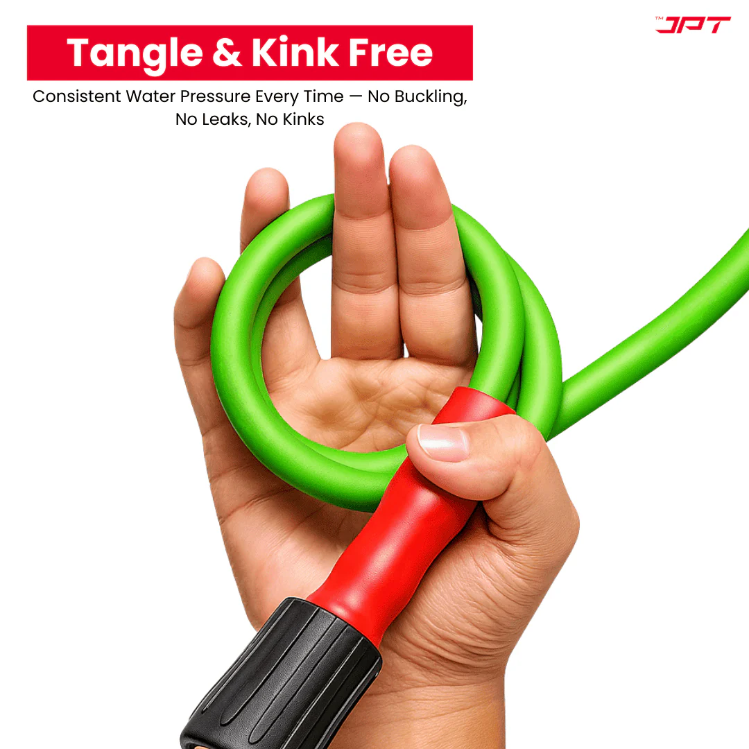 JPT Ultra Heavy-Duty 15MTR Flexible High Pressure Washer Hose Pipe | German Standard M22 x 15MM Thread | Up To 600Bar / 8700PSI | Double PVC Layers Build | Tangle & Kink Free Design - Image 6